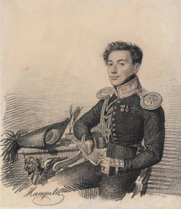 Porträt von Sergei Alexandrowitsch Kokoschkin 1795-1861 von Carl von Hampeln
