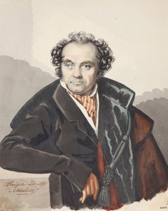 Porträt von Sergey Dmitryevich Lvov 1781-1857, 1820er Jahre von Carl von Hampeln
