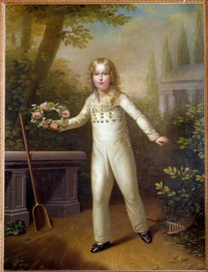 Porträt des Kindes Aiglon (1811-1832) König von Rom Napoleon II., Herzog von Reichstadt