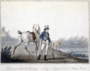 Jagd und Reiten von Carle (after) Vernet