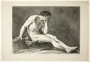 Figur, aus Sechs Figuren Académiques