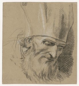 Kopfstudie eines Bischofs von Carle van Loo