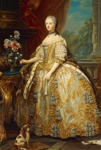 Porträt von Maria Leczinska oder Leszczynska (Trzebnica) von Carle van Loo
