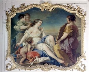 Venus bei ihrer Toilette