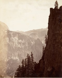 Gesamtansicht von Yosemite, ca. 1872, gedruckt ca. 1876 von Carleton E. Watkins.