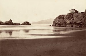 Cliff House und Seal Rock, 1868-69, gedruckt ca. 1876