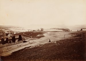 Golden Gate von Russian Hill von Carleton Watkins