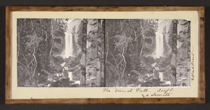 Der Vernal Fall. 300 ft. Yo Semite von Carleton Watkins