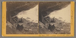 Unter dem oberen Yosemite-Fall von Carleton Watkins
