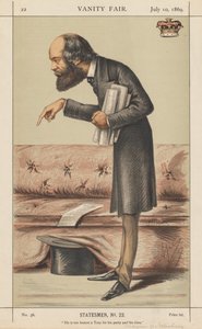 Vanity Fair: Staatsmann, Nr. 23 Er ist zu ehrlich ein Tory für seine Partei und Zeit, 1869 von Carlo