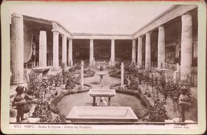 Haus der Vettii in Pompeji, ca. 1880