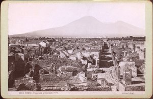 Panorama von Pompeji, ca. 1880