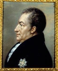 Porträt von Johann Wolfgang von Goethe (1749-1832) von Carlo Bruni. 19. Jahrhundert. Villa Vigoni. Comer See. Italien von Carlo Bruni