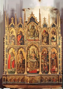 Madonna mit Kind und Heiligen, Polyptychon