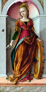 Heilige Katharina von Alexandria (ca. 1492) von Carlo Crivelli