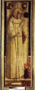 Santiago de la Marche und zwei kniende Stifter von Carlo Crivelli