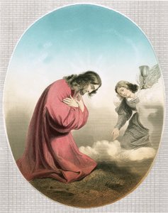 Engel erscheint Christus von Carlo Dolci