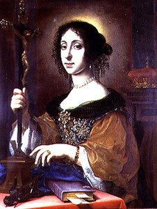 Porträt von Claudia Felicita, Ehefrau von Leopold I. von Österreich von Carlo Dolci