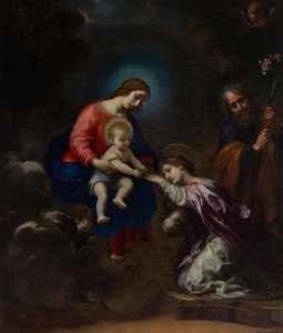 Die mystische Hochzeit der heiligen Katharina von Alexandria von Carlo Dolci