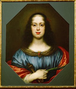 Vittoria della Rovere, Tochter von Federigo Ubaldo von Urbino, Ehefrau von Großherzog Ferdinand II. von Toskana, als Heilige Katharina von Carlo Dolci