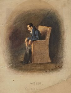 Porträt von Carl Maria von Weber 1786-1826