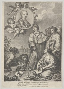Porträt des zukünftigen Heiligen Römischen Kaisers Leopold II. als Erzherzog von Österreich, ca. 1760-67 von Carlo Faucci