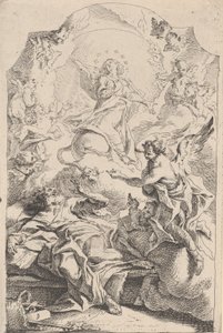 Die Verkündigung an den heiligen Joseph von Carlo Innocenzo Carloni