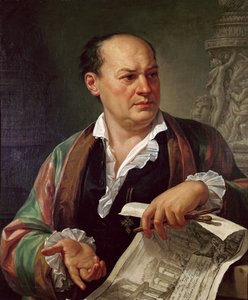 Porträt von Giovanni Battista Piranesi, 1779