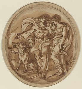 Pluto bringt Proserpina zu den Toren der Hölle von Carlo Maratta