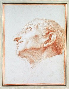 Studie für den Kopf des hl. Karl Borromäus