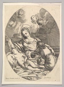 Jungfrau und Kind mit der Heiligen Maria Magdalena