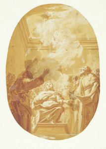 Pfingsten. Der Heilige Geist wird über die Apostel ausgegossen von Carlo Maratti
