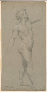 Studien eines männlichen Aktes von Carlo Maratti