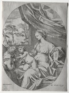 Jungfrau und Kind mit dem kleinen Johannes von Carlo Maratta or Maratti