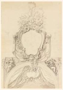 Dekoration eines gewölbten Portals von Carlo Marchionni
