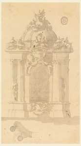 Entwurf für einen Altar von Carlo Marchionni