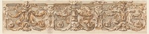 Entwurf für ein Fries, ca. 1770 von Carlo Marchionni