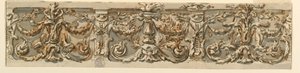 Entwurf für ein Fries, ca. 1770 von Carlo Marchionni