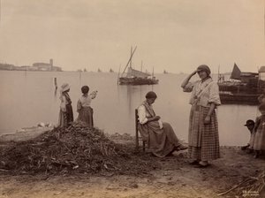 Chioggia, Unter der Marina, um 1870