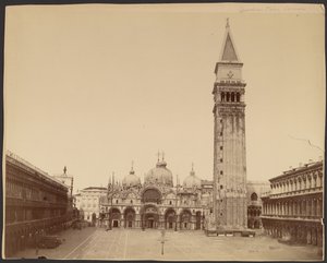 St. Markus Basilika mit Glockenturm, Venedig