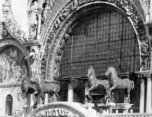 Die Pferde der Basilika San Marco in Venedig - Fotografie von C. Naya