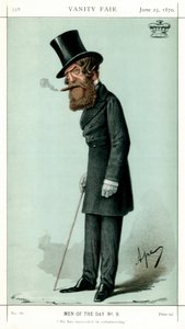 Er hat es geschafft, sich freiwillig zu melden, Viscount Ranelagh, 1870 von Carlo Pellegrini