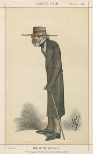 Der Diogenes der modernen Korinther ohne seine Tonne, Thomas Carlyle (Vanity Fair Serie) von Carlo Pellegrini