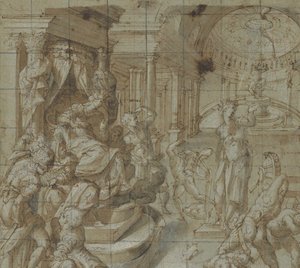 Das Martyrium der heiligen Katharina von Alexandria, 1560-70 von Carlo Portelli