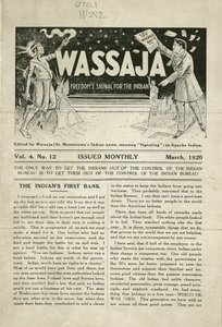 Ausgabe von Wassaja, Bd. 4, Nr. 12 von Carlos Montezuma