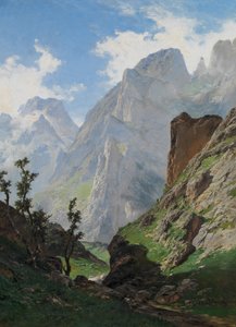Der Mancorbo-Pass in den Picos de Europa von Carlos de Haes