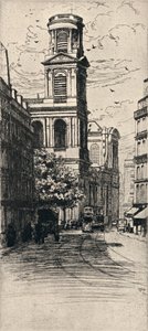 Die Kirche von St. Sulpice, 1915