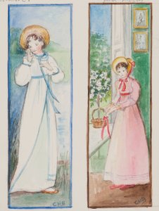 Elizabeth Bennet und Emma Woodhouse, 2011 von Caroline Hervey Bathurst