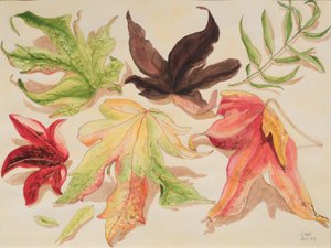 Herbstblätter, 1993 von Carolyn Hubbard Ford