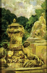 Jardin de la Fontaine in Nimes, Frankreich von Carroll Beckwith